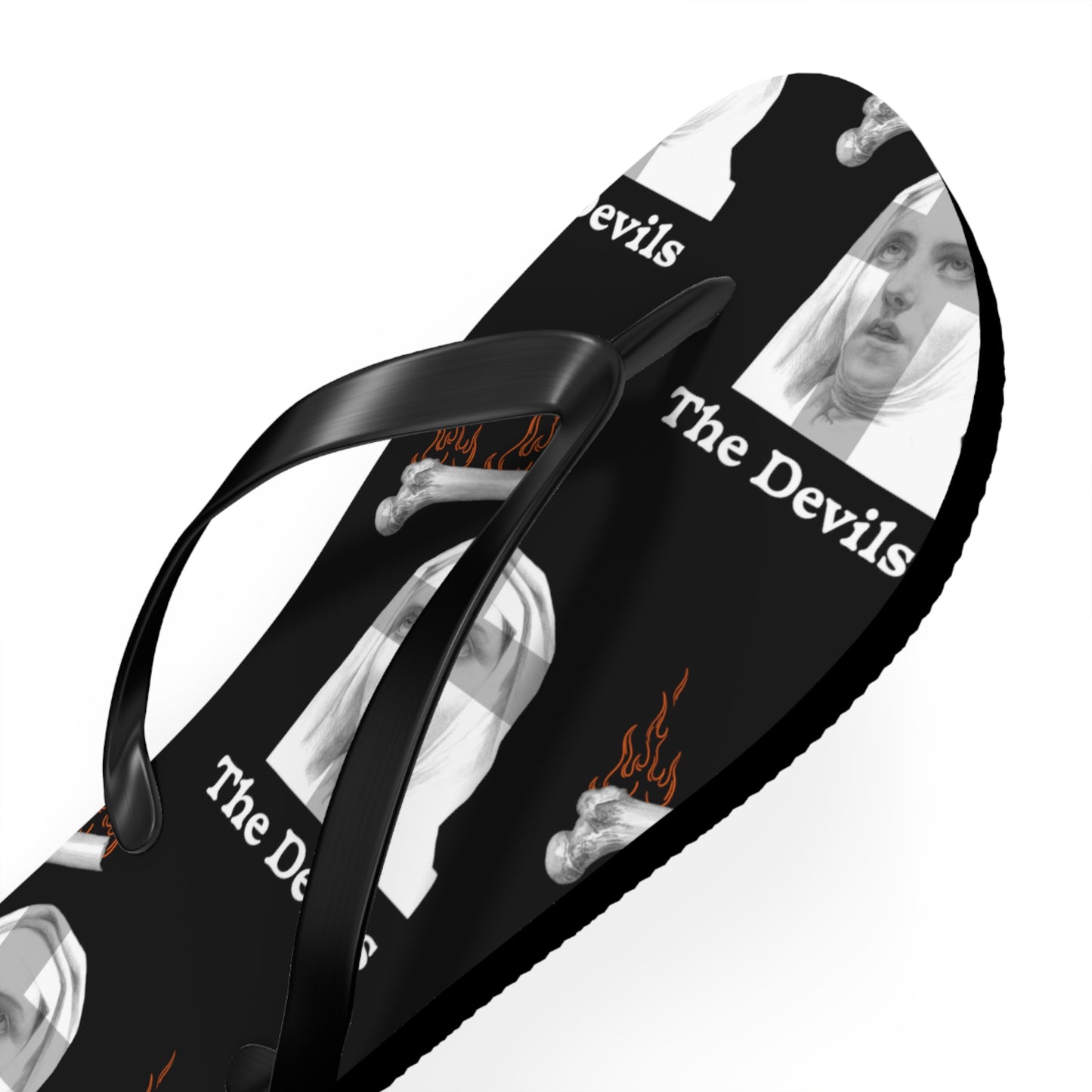 The Devils 1971 All-Over Print Flip Flops