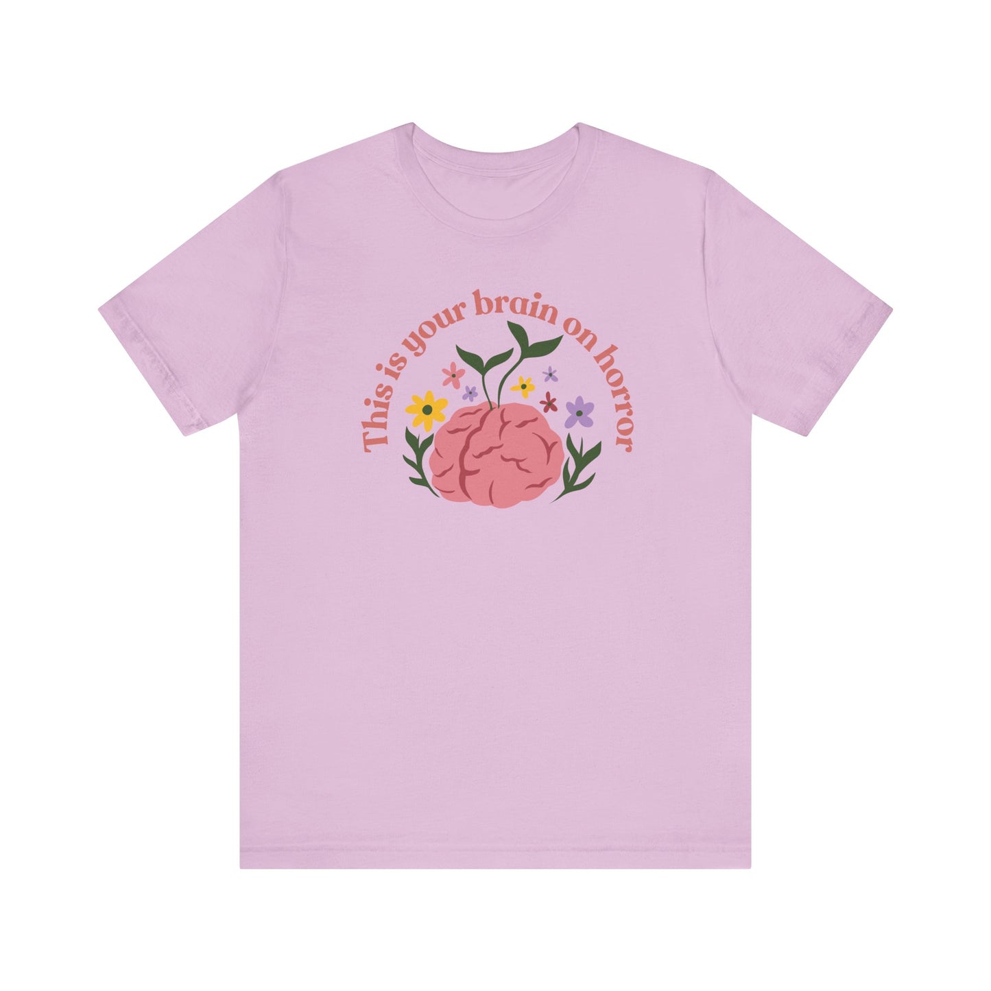 “This is Your Brain on Horror” Soft Cotton Tee