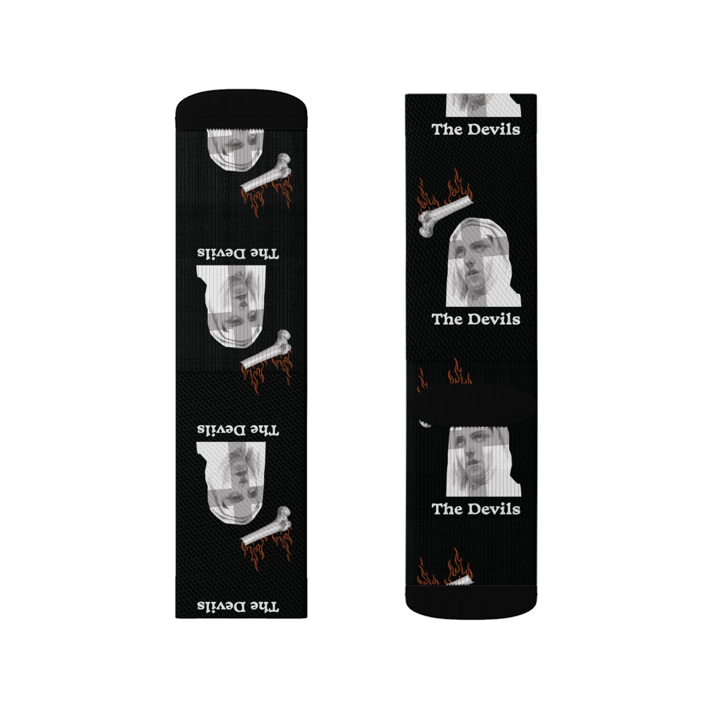 The Devils 1971 Sublimated Print Socks