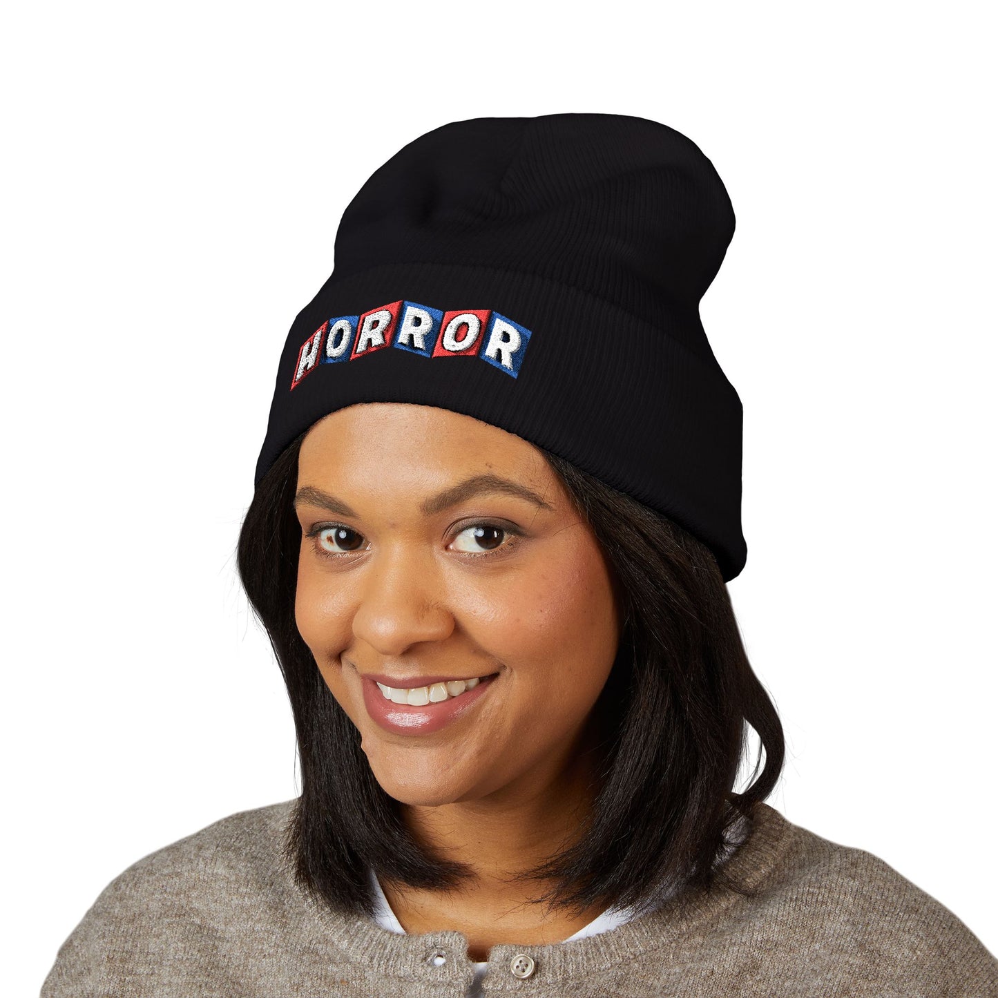 Horror-rama Cuffed Beanie (Embroidery)