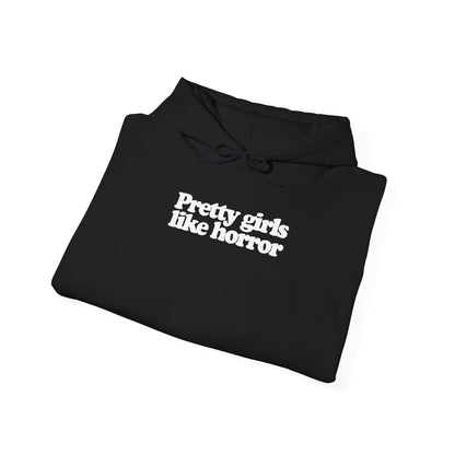 Pretty Girls Like Horror Heavy Blend™ Hooded Sweatshirt