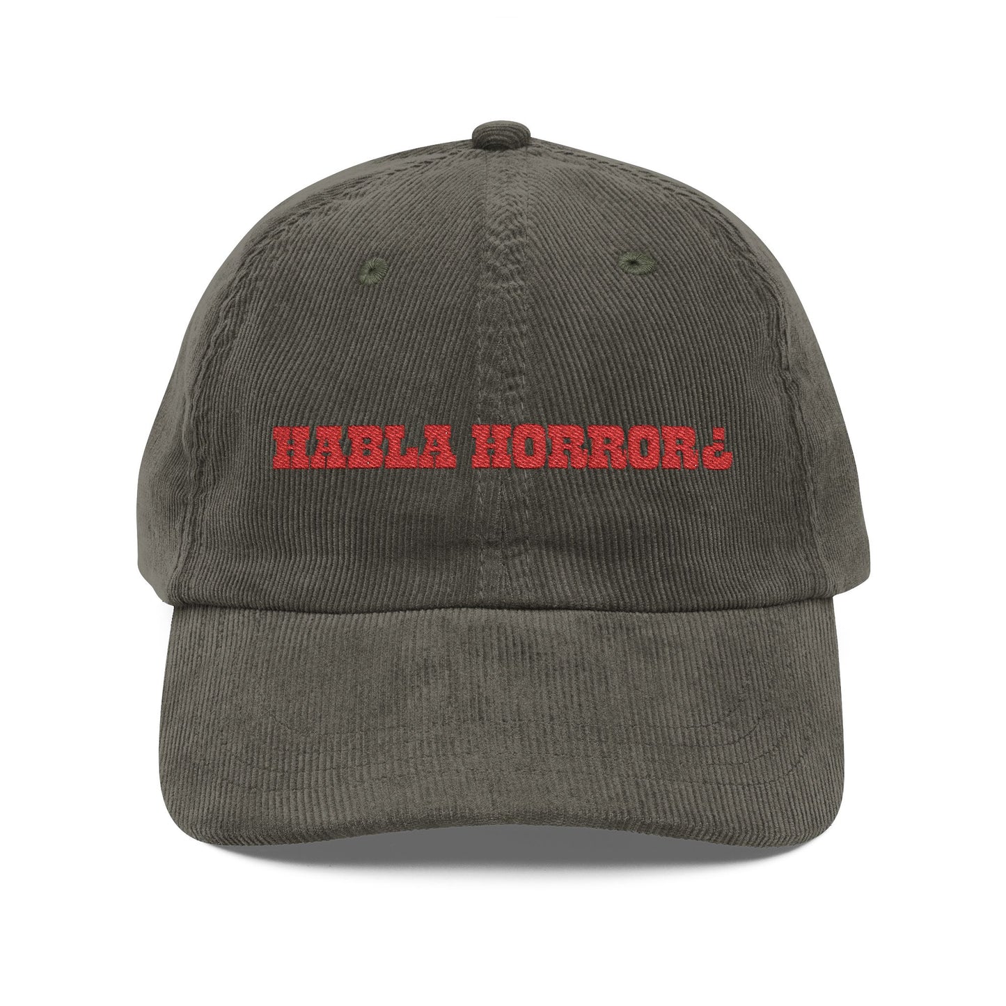 Habla Horror v1 Corduroy Cap (Embroidery)